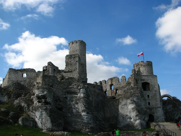 古老的城堡遗址在波兰 — 图库照片