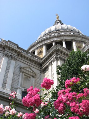 The dome of St Paul's Cathedral in London, England clipart