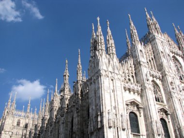 ünlü duomo, milan katedral kilise, İtalya.