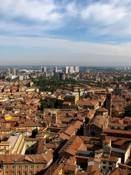 Bologna Itálie Při Pohledu Věže Asinelli — Stock fotografie