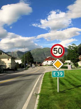 Road sign clipart