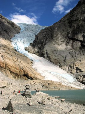 Glacier in Norway clipart