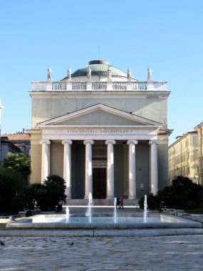 S. Antonio Church in Trieste, Italy clipart