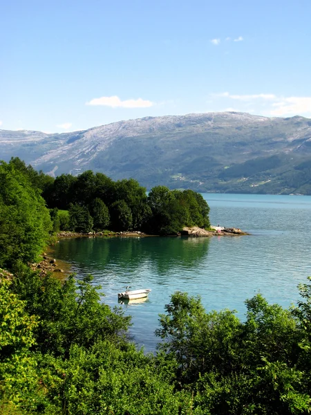 Norwagian fjord — Stockfoto