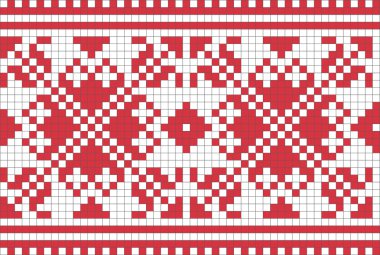 Ethnic Ukrainian ornamental pattern #6 clipart