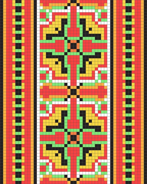 民族のウクライナの装飾的なパターン #12 — ストックベクタ