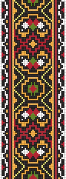 Ukrainischen ethnischen nahtlosen Ornament, # 31, Vektor — Stockvektor