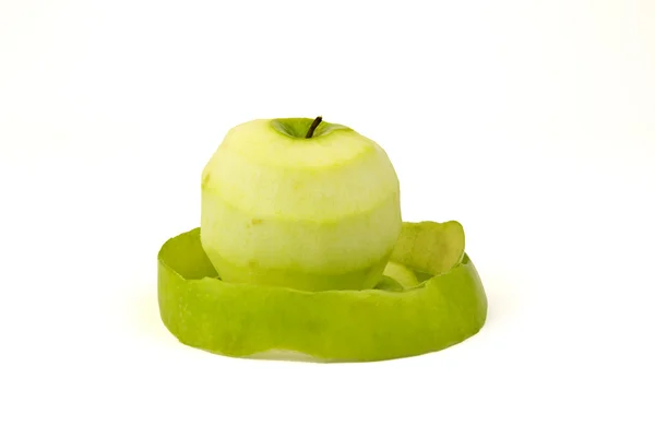 De groene nake-appel — Stockfoto