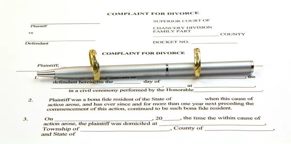 stock image Complaint for Divorce Paper