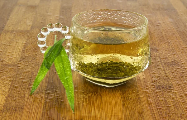 Odświeżanie naturalna herbata zielona — Zdjęcie stockowe