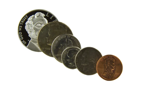 American Coins — Stock Photo, Image