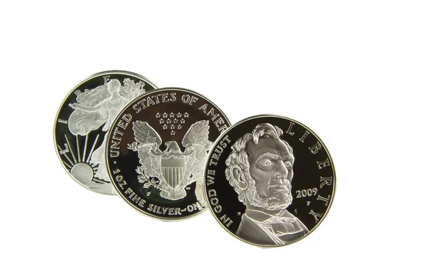 Amerikan gümüş dolar — Stok fotoğraf