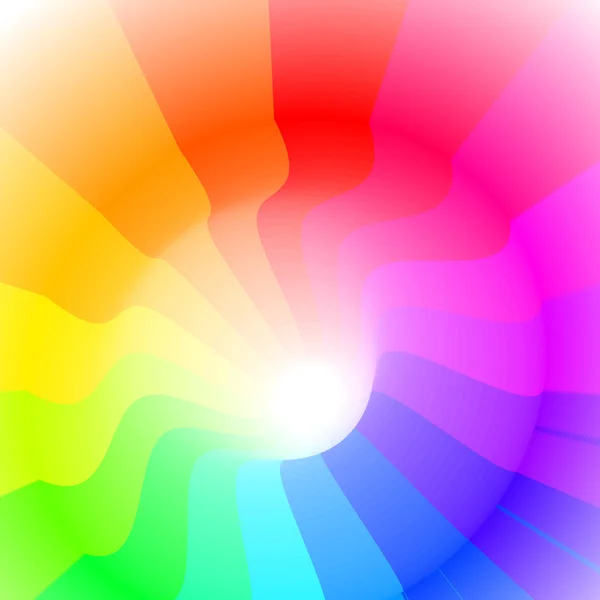 Lignes 3ds colorées, fond vectoriel — Image vectorielle