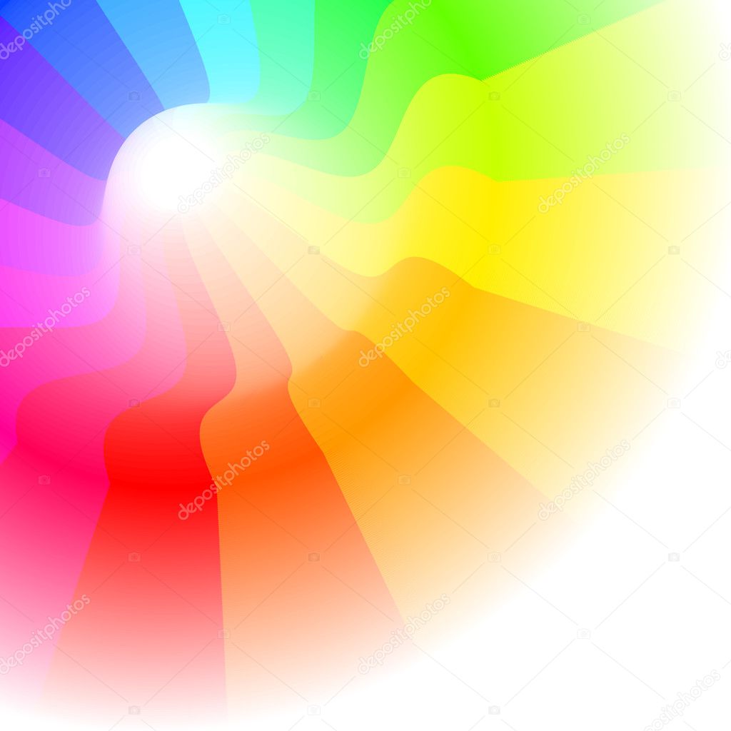 Colorful 3ds lines, vector background