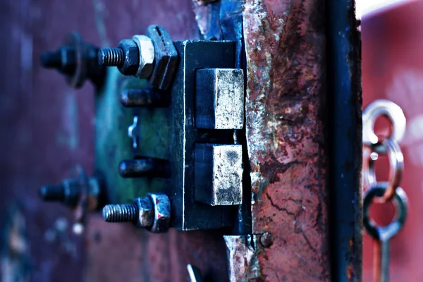 Old rusty door-lock — Stock Photo, Image