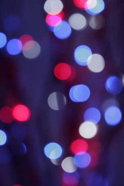 Noel Işıkları Odak Içinde Değil — Stok fotoğraf