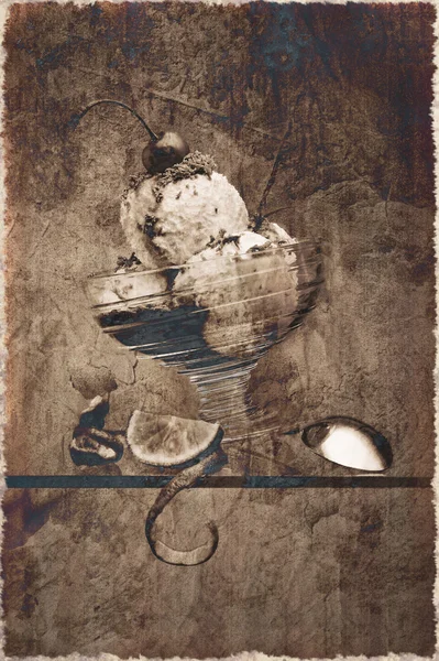 Starší fotografie zmrzliny — Stock fotografie