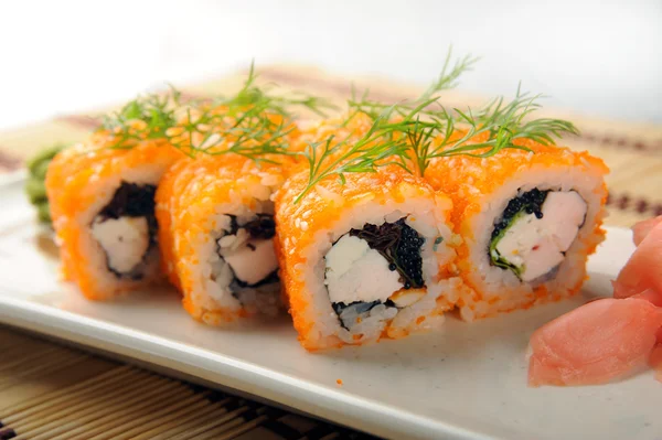 Sushi cibo giapponese — Foto Stock