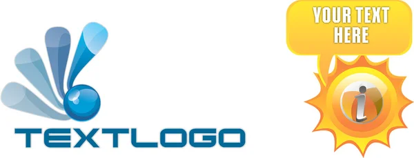 Logokonzeption — Stockvektor