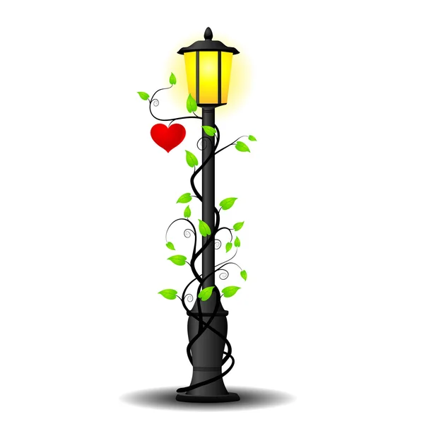 Pouliční lampy — Stockový vektor