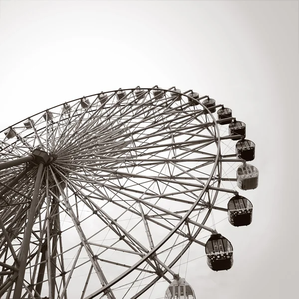 stock image Ferris wheel of the silhouette