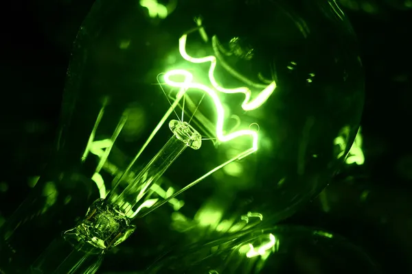 Zöld fény — Stock Fotó