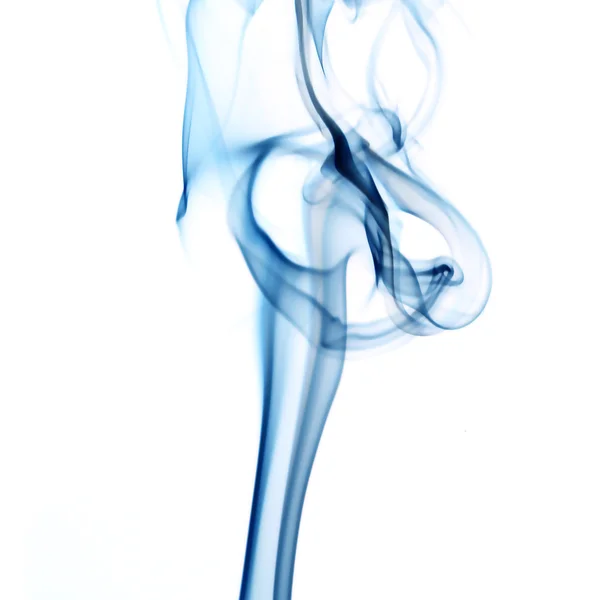 Modrý Kouř Abstraktní Pozadí Zblízka — Stock fotografie