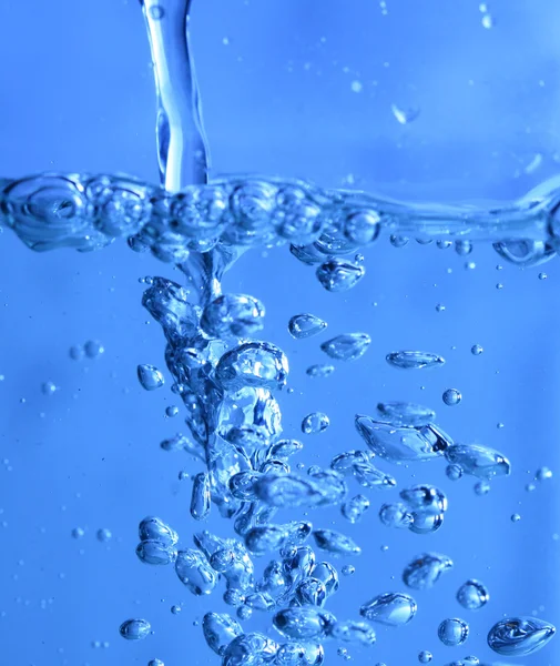 Burbujas Agua Macro Primer Plano — Foto de Stock