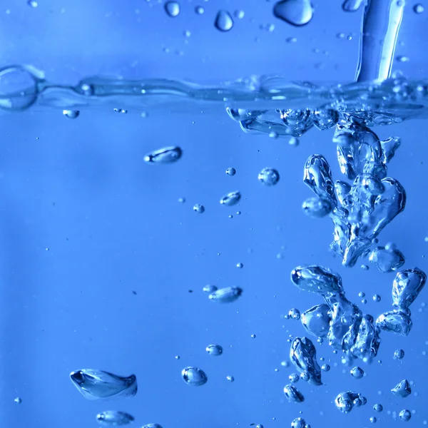 Vatten Bubblor Makro Närbild — Stockfoto