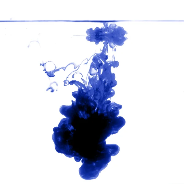 Abstrakte Tinte Hintergrundströmung Wasser — Stockfoto