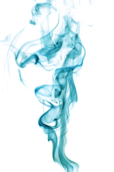 stock image Blue smoke abstract background close up