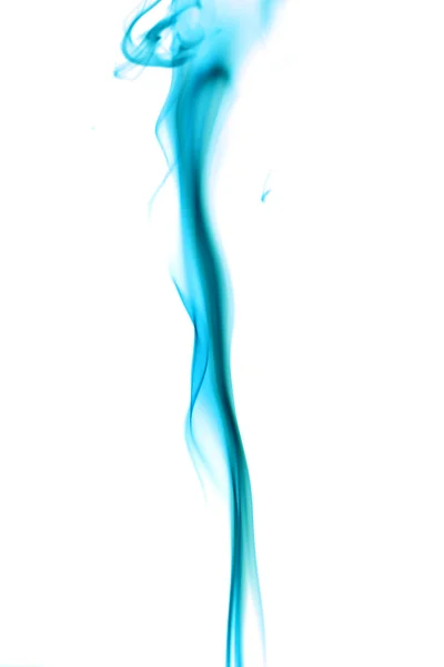 青い煙抽象的な背景をクローズ アップ — ストック写真