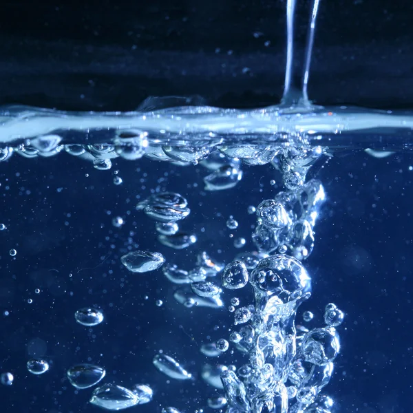 水中マクロ水中気泡をクローズ アップ — ストック写真