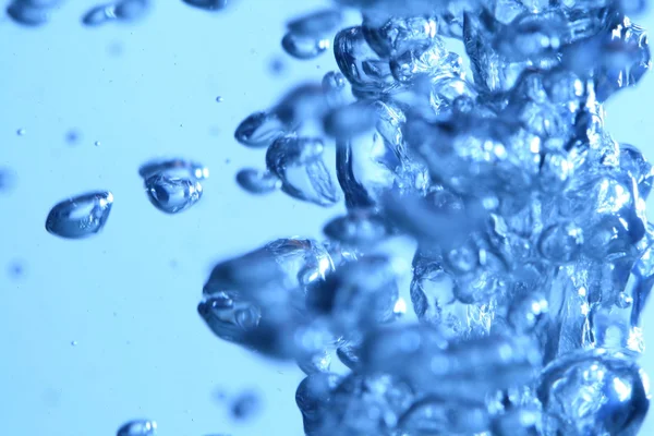 Wasserblasen Makro Aus Nächster Nähe — Stockfoto