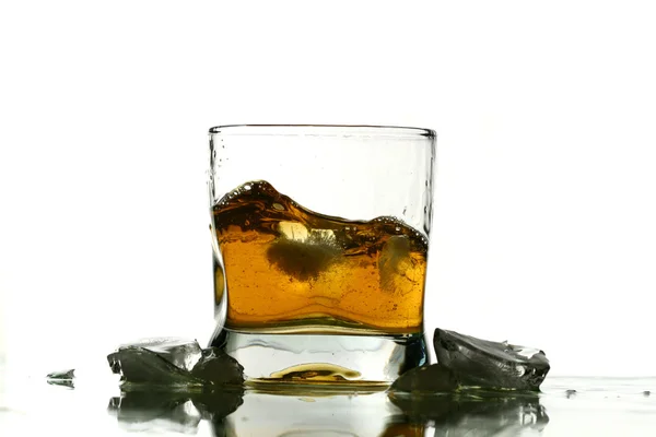 Whisky splash — Zdjęcie stockowe