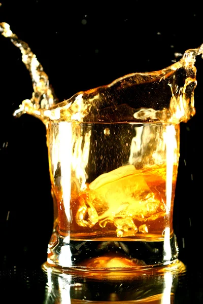 Whiskey splash — Stock Fotó