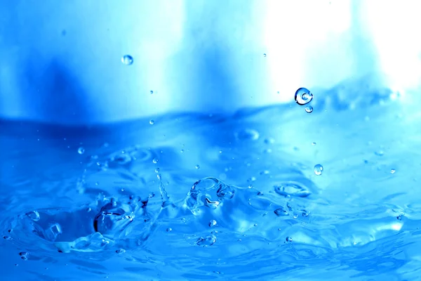 stock image Blue water splash