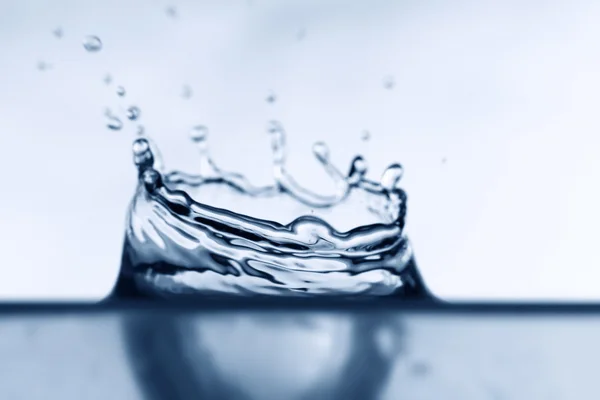 Víz Splash Közeli Aqua Hátterek — Stock Fotó