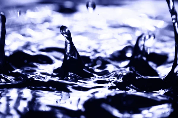 Wasser Splash Nahaufnahme Aqua Hintergründe — Stockfoto
