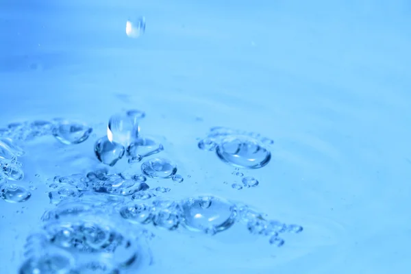 Woda Splash Makro Zbliżenie — Zdjęcie stockowe
