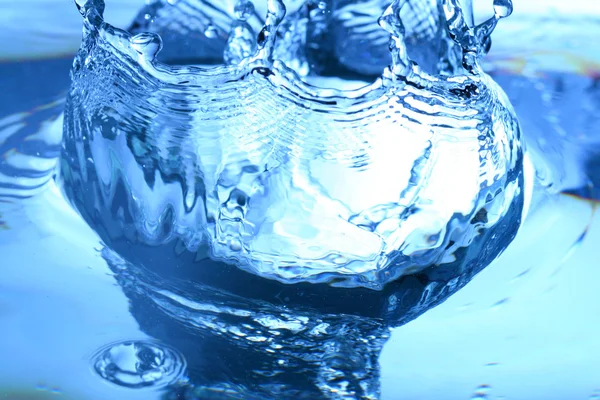 Fondos Pureza Colosalmente Salpicaduras Agua Azul — Foto de Stock