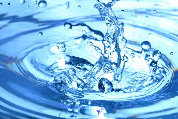 Kolossal Blaue Wasserspritzer Reinheit Hintergründe — Stockfoto