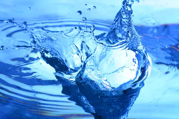 Fondos Pureza Colosalmente Salpicaduras Agua Azul —  Fotos de Stock