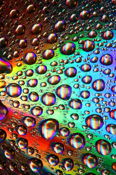 다 색된 물방울 — 스톡 사진