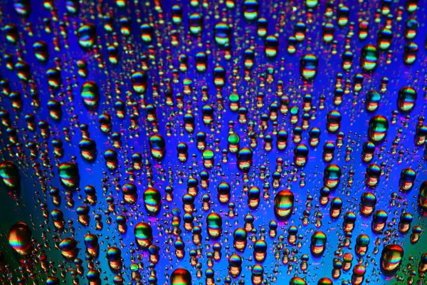 Multicolored waterdrops — Stock Photo, Image
