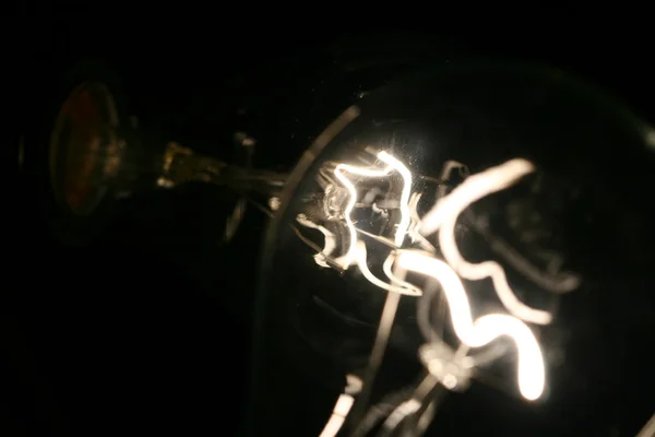 Power Shiny Glowing Lamp Macro — Stock Photo, Image