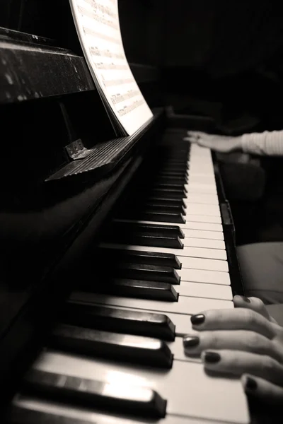 Melodia del pianoforte — Foto Stock