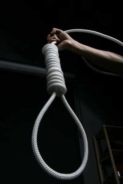 Мотузка вбити — стокове фото