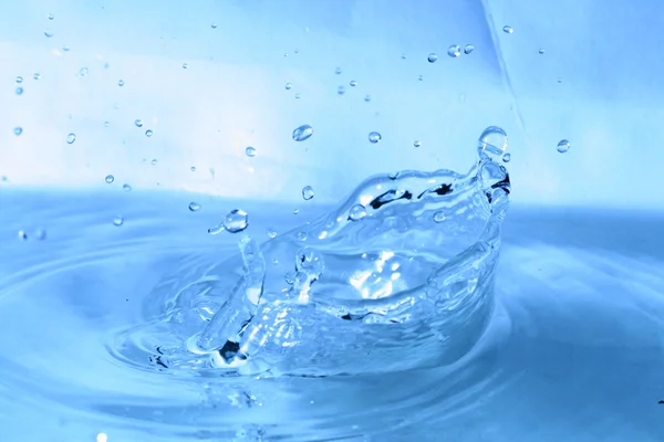 Water Splash Close Aqua Backgrounds — Stock Photo, Image