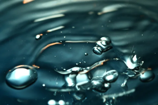 Water Splash Close Aqua Achtergronden — Stockfoto